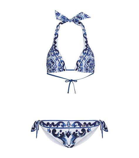 dolce gabbana majolica bikini|dolce and gabbana majolica print.